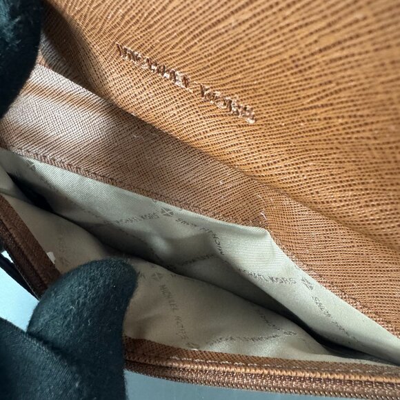 Michael Kors Jet Set Powder Blush Large Wallet/ Phone Case - Picture 13 of 15